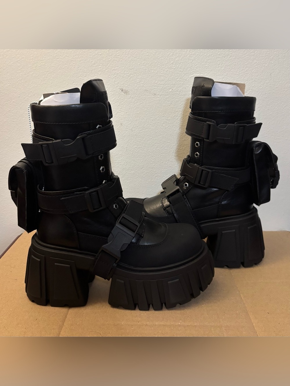Dolls Kill Darker Wavs Diatonic Boots